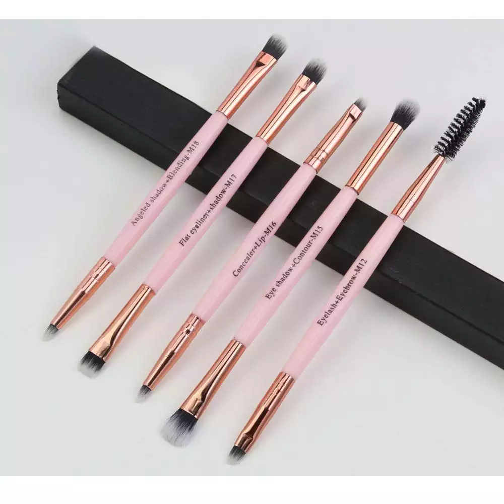 Maange 5pcs Eye Make Up Brush For Eyebrows Eyeshadow Makeup Blending Brush