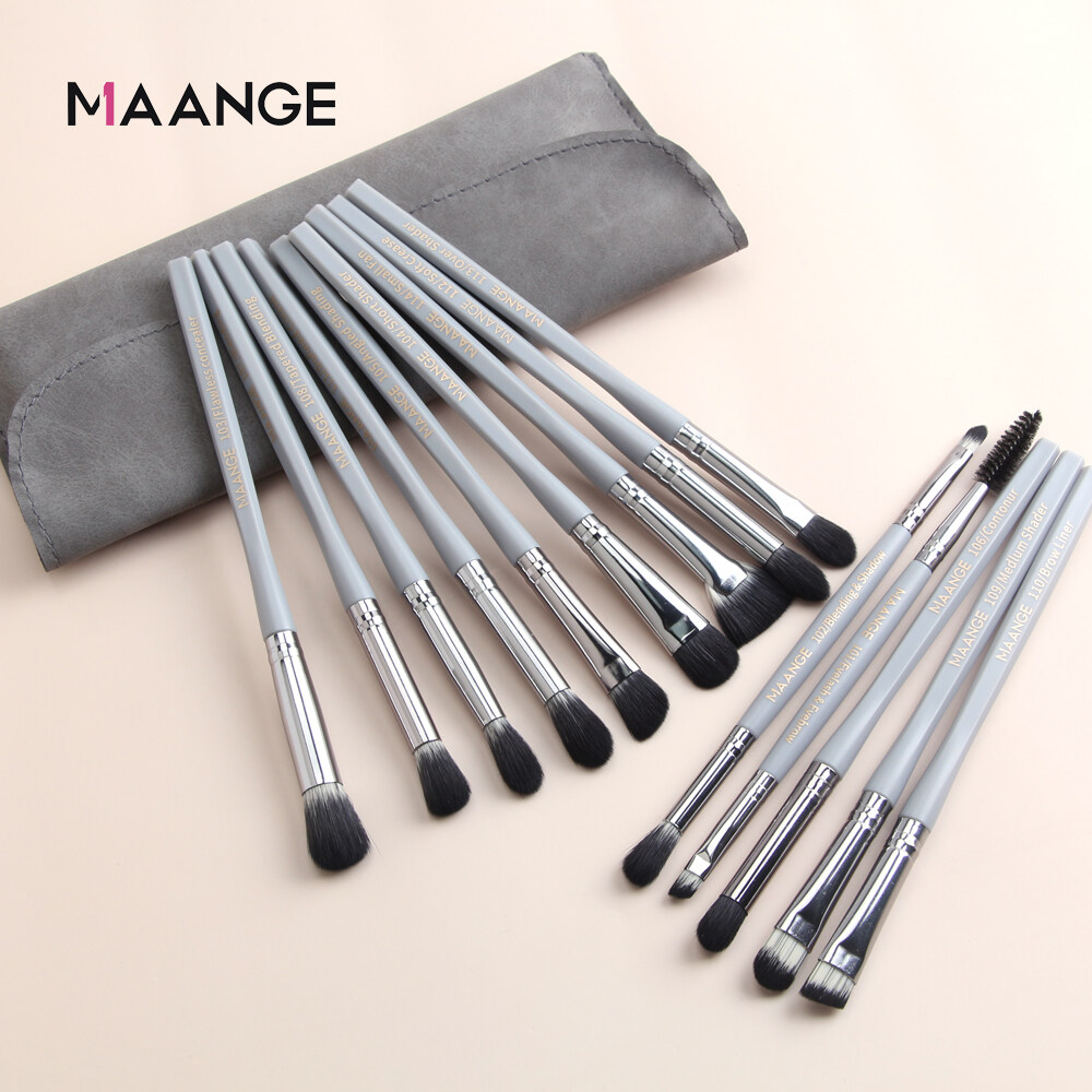 Maange 14pcs Professional Concealer Blush Brushes Set Mag5868sb