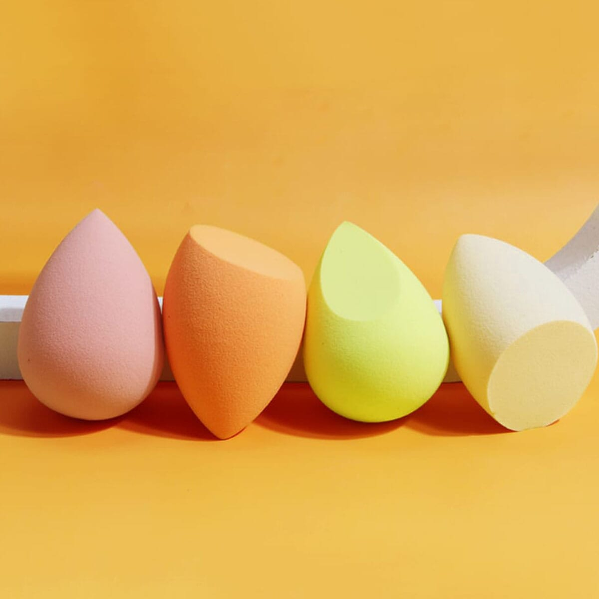 Maange 4pcs Makeup Sponge Set Blender Foundation Concealer Blending Powder Liquid Cream Make Up Puff Cosmetics Tools With Box