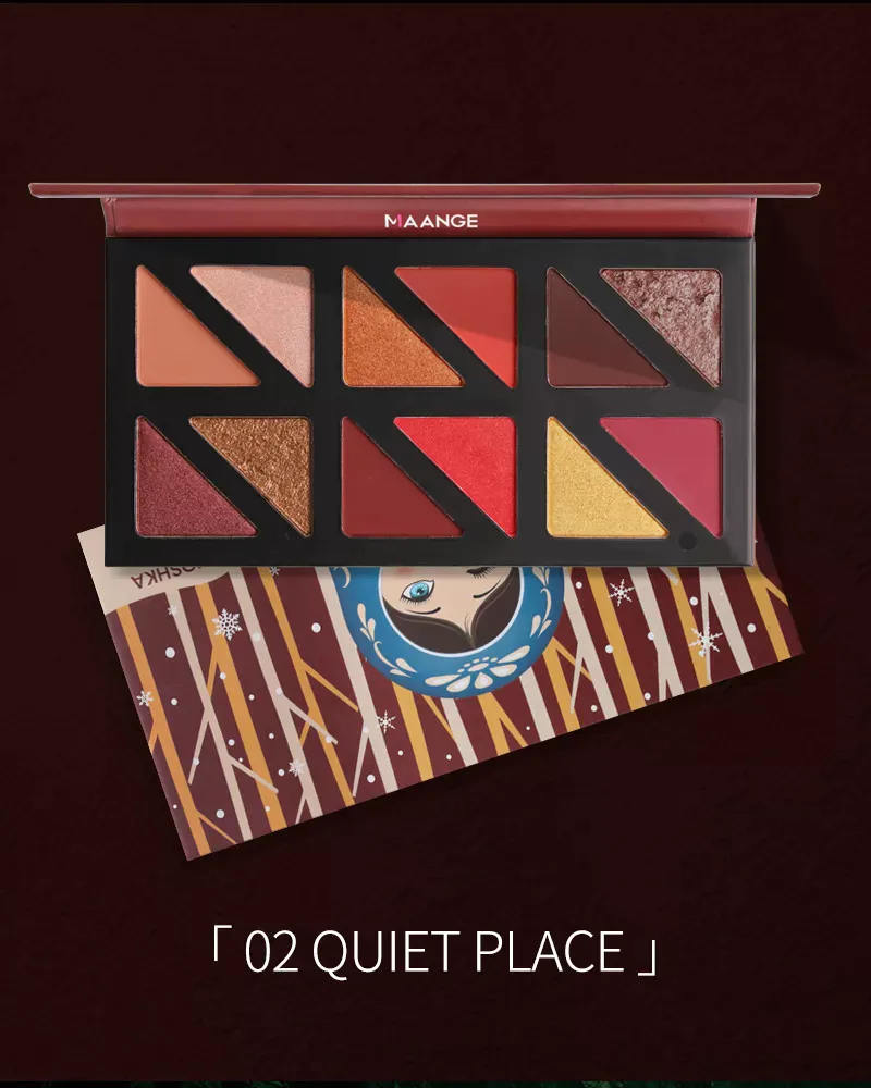 Maange 12 Colors Matte Shimmer Eyeshadow Palette Long-lasting Waterproof Powder Eyeshadow
