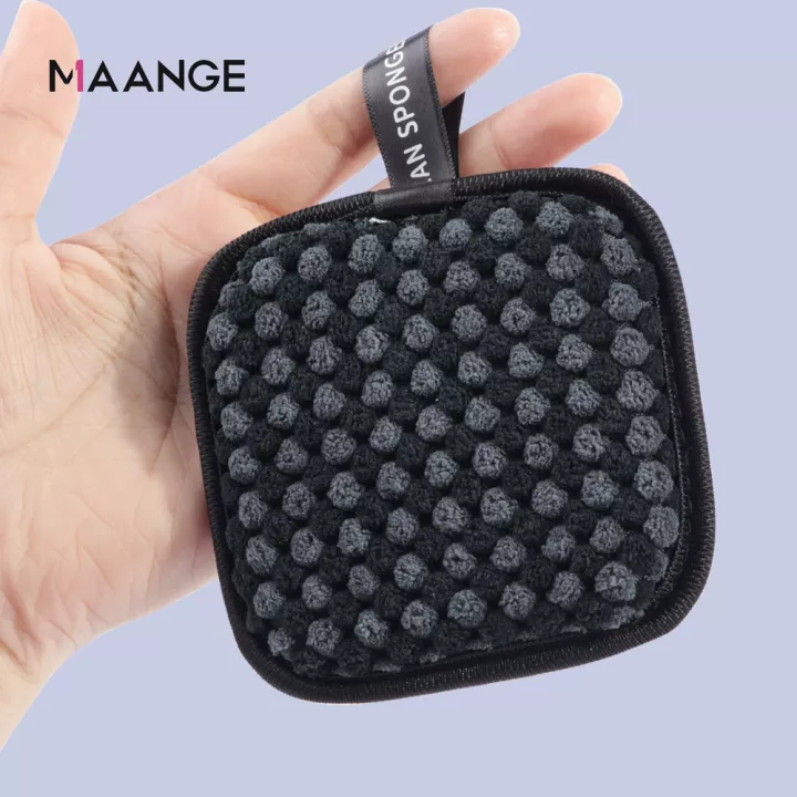 Maange 1pc Reusable Double Makeup Remover Puff Mag51263
