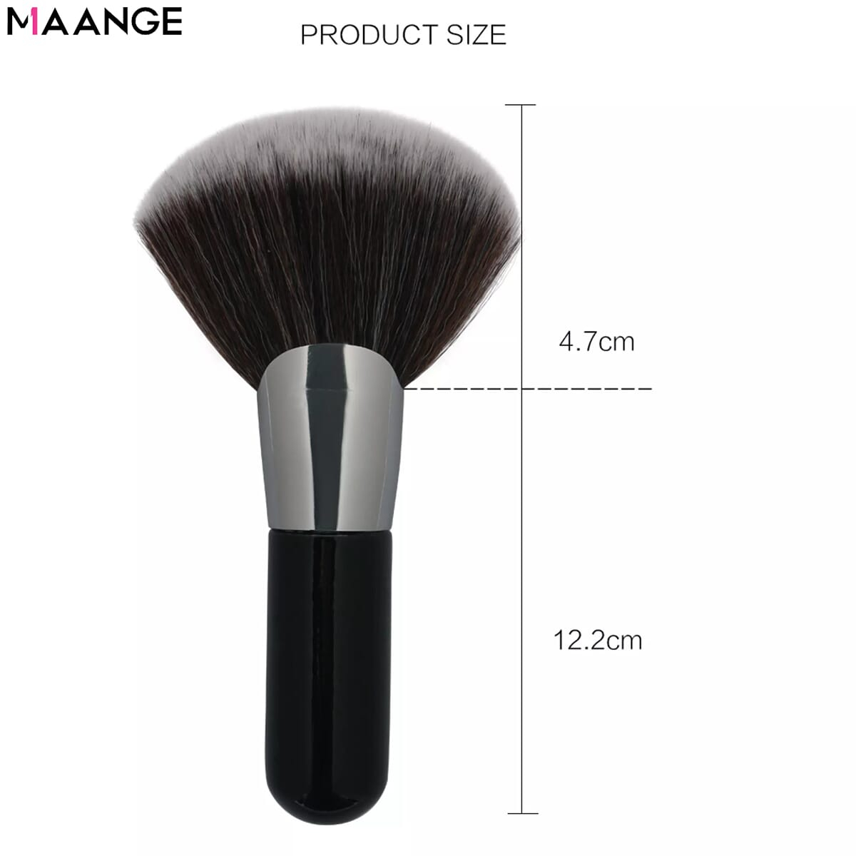 Maange Big Size Make Up Brushes Foundation Powder Face Brush Set Soft Face Blush Brush Professional Make Up Tools