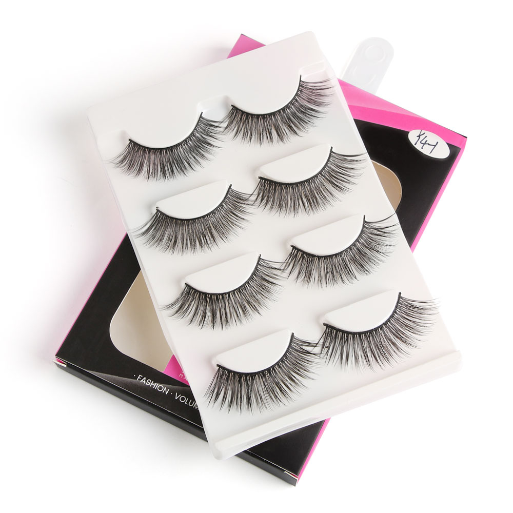 Maange Magefy 4 Pairs 3d Extension Natural False Eyelashes Mgy7086-y4
