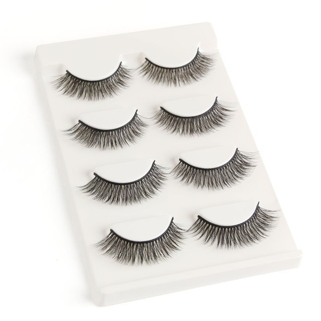Maange Magefy 4 Pairs 3d Extension Natural False Eyelashes Mgy7086-y4