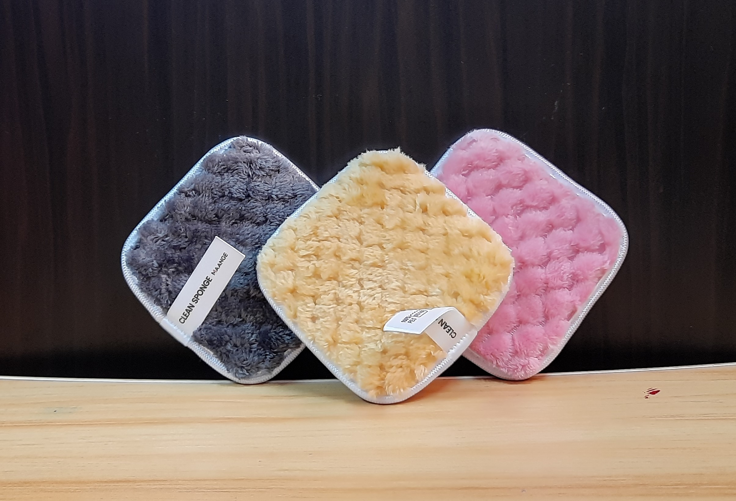 MAANGE 3Pc Soft Lightweight Skin Care Makeup Remover Deep Cleansing Powder Puff