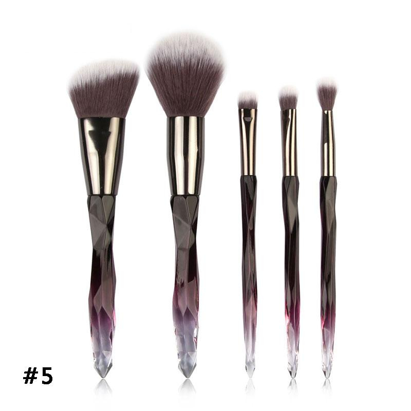 MAANGE 5Pcs 3D Hot Diamond Kabuki Professional Makeup Brushes Tools MAG 5689-5