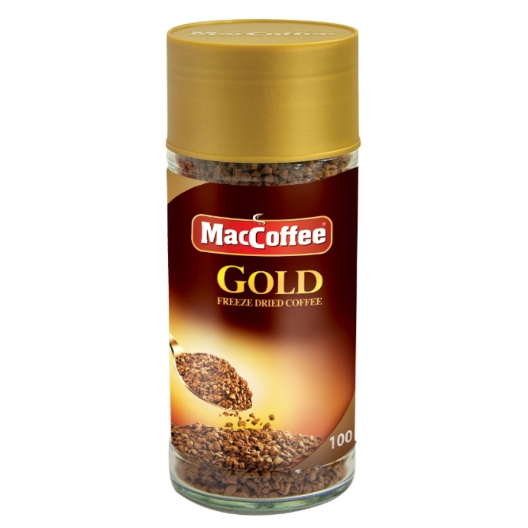 Maccoffee Gold Freeze Dried Coffee Jar 100Gm
