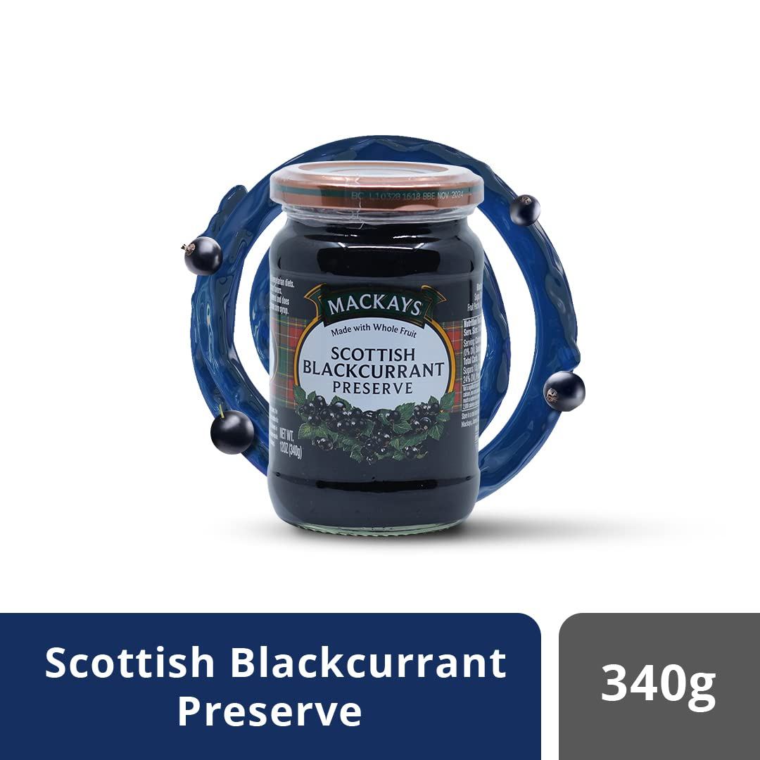 Mackays Preserve 340g Black Current