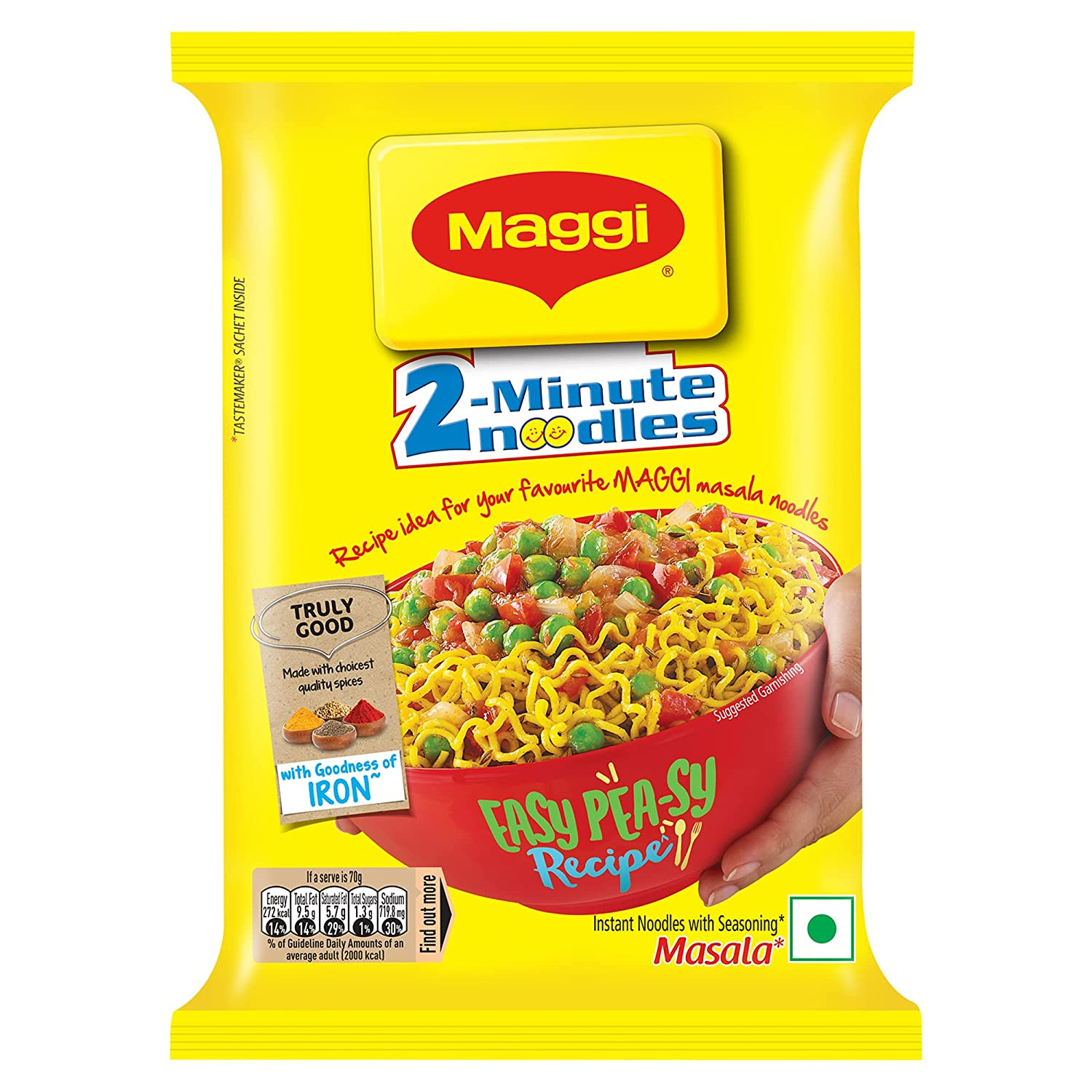 Maggi 2Min Easy Peasy Recipe Masala Noodles 70gm