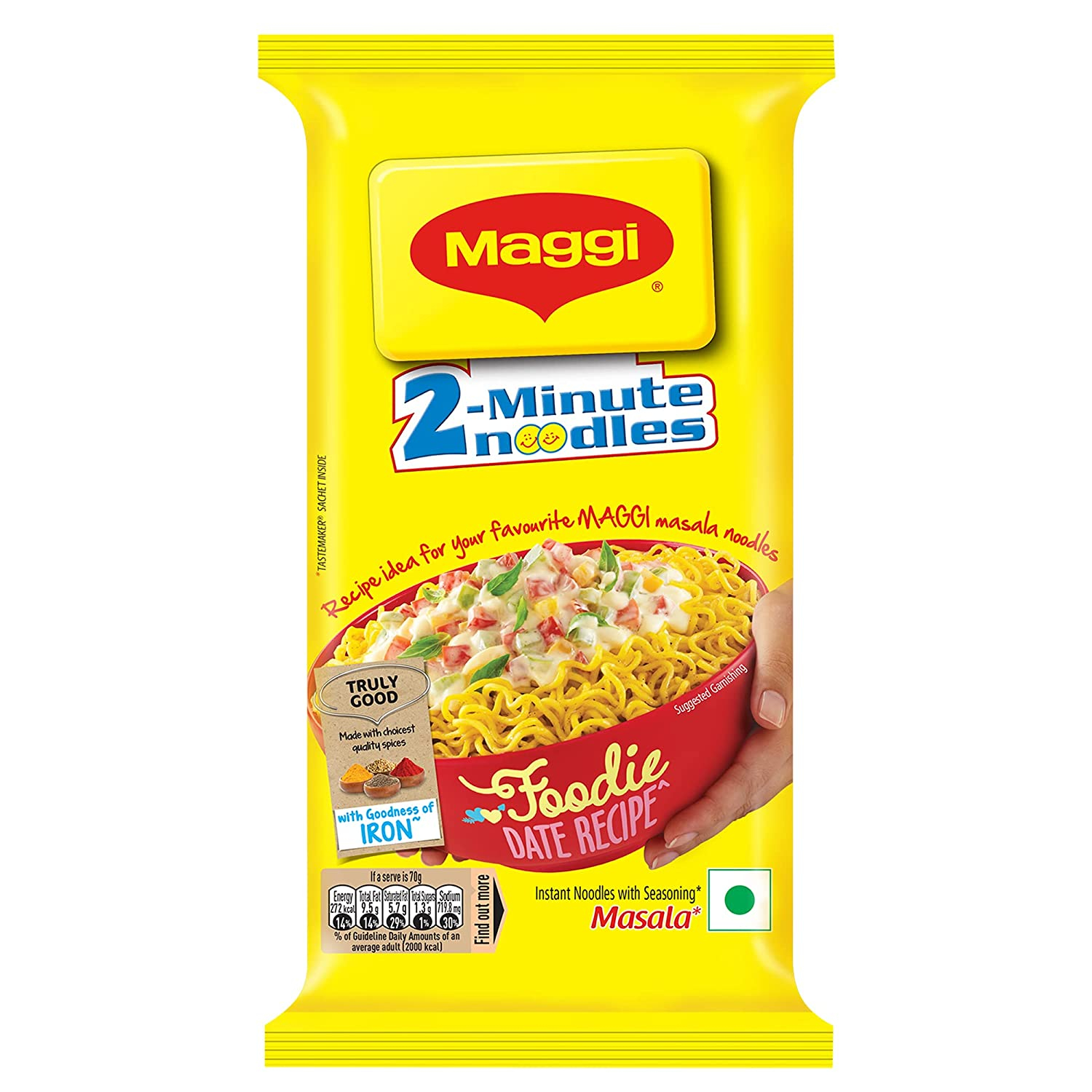 Maggi 2Min Foodie Date Recipe Masala Noodles 140gm