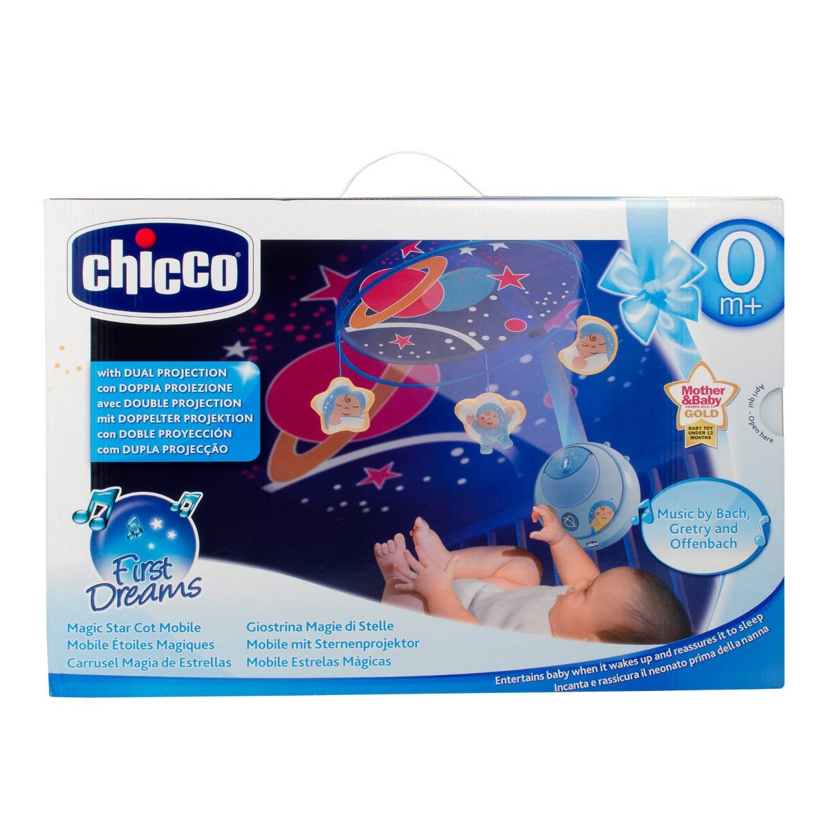 Chicco Magic Star Cot Mobile Blue