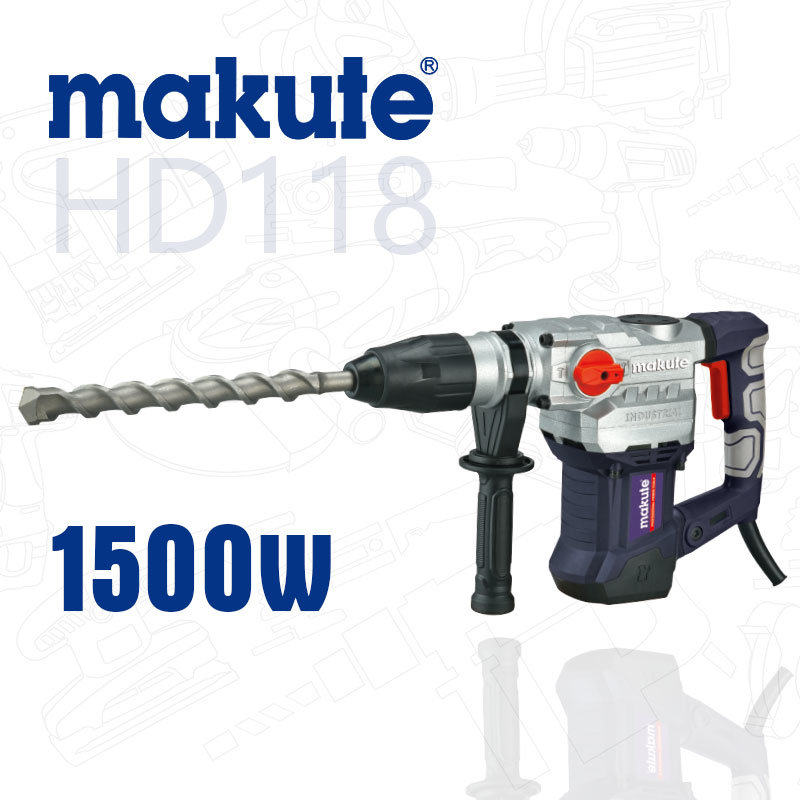 Makute 38mm Hd118 Rotary Hammer Drill Jack Hammer Drill