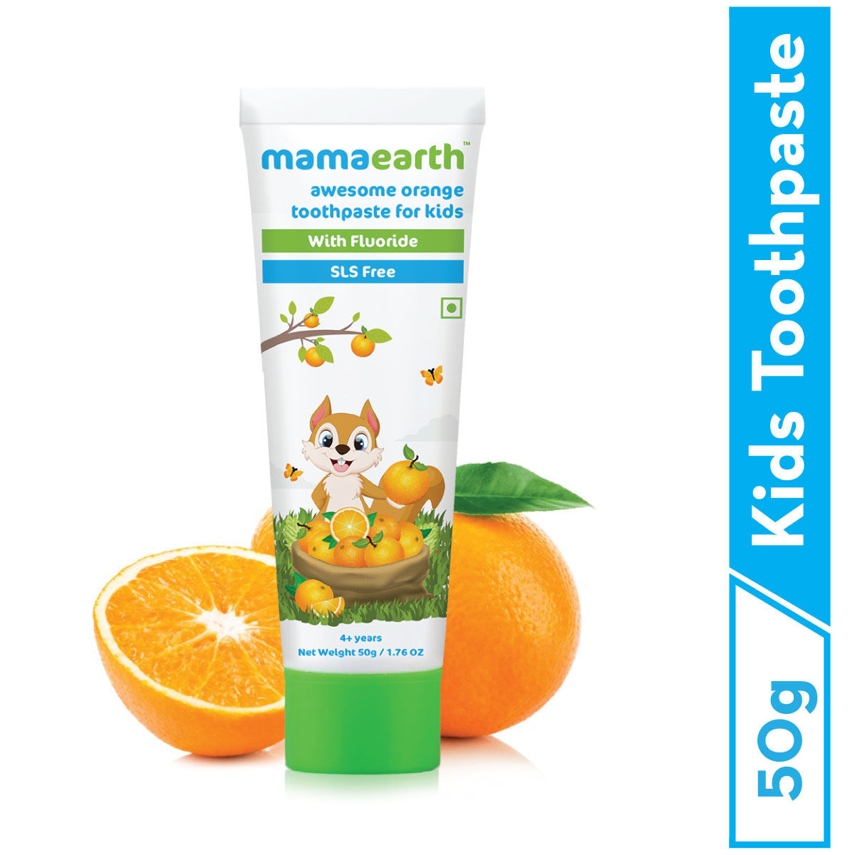 Mamaearth Awesome Orange Toothpaste For Kids  50g