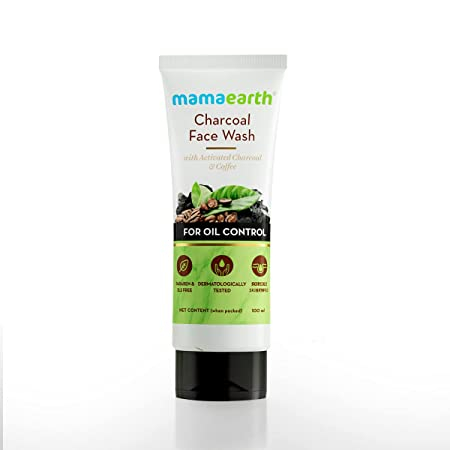 Mamaearth Charcoal Face Wash with Activated Charcoal & Coffee for Oil Control -100ml