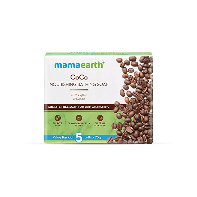 Mamaearth Coco Nourishing Bathing Soap with Coffee & Cocoa – 75g