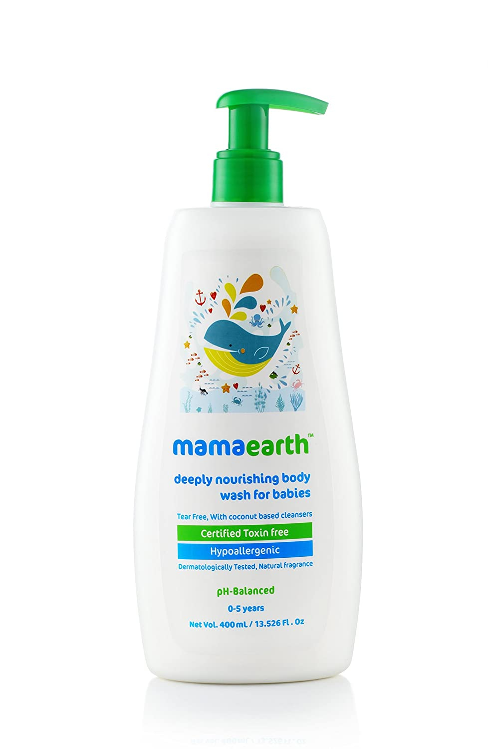 Mamaearth Deeply Nourishing Wash for Babies 400 ml