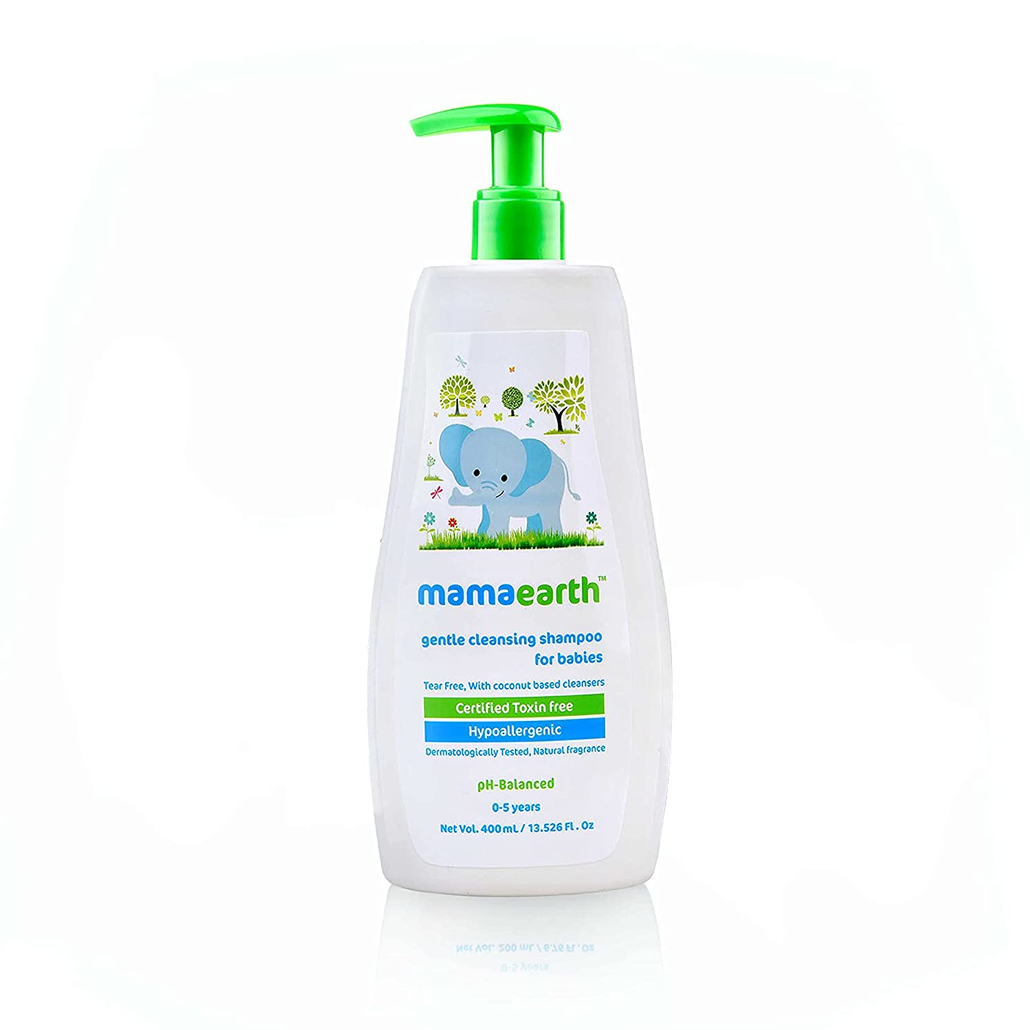 Mamaearth Gentle Cleansing Shampoo for babies (400ml, 0-5 Yrs)