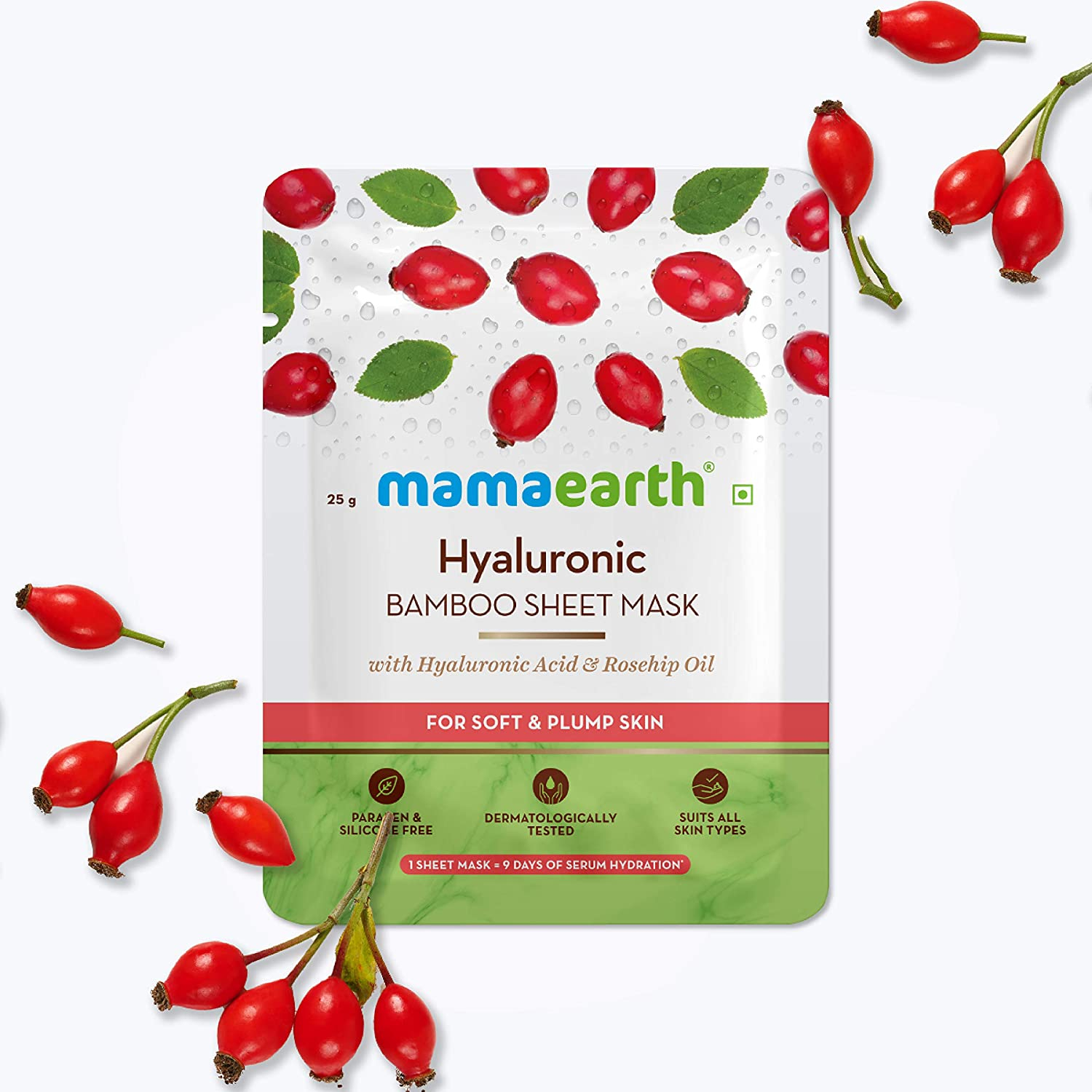 Mamaearth Hyaluronic Bamboo Sheet Mask 25g