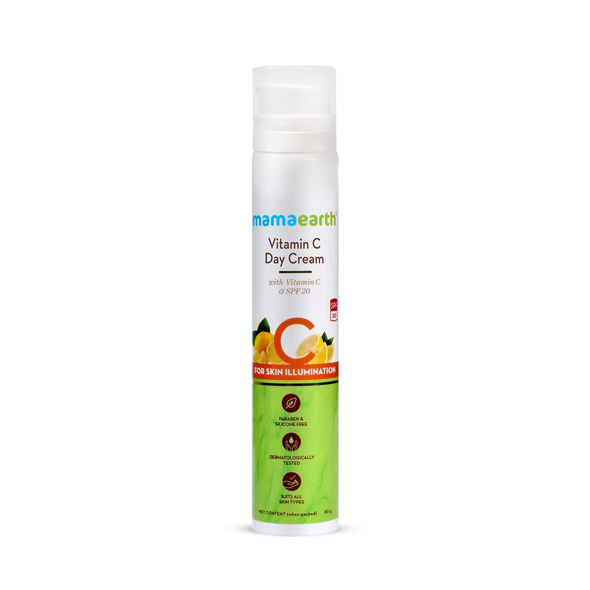 Mamaearth Vitamin C Face Cream with Vitamin C & SPF 20 for Skin Illumination – 50g
