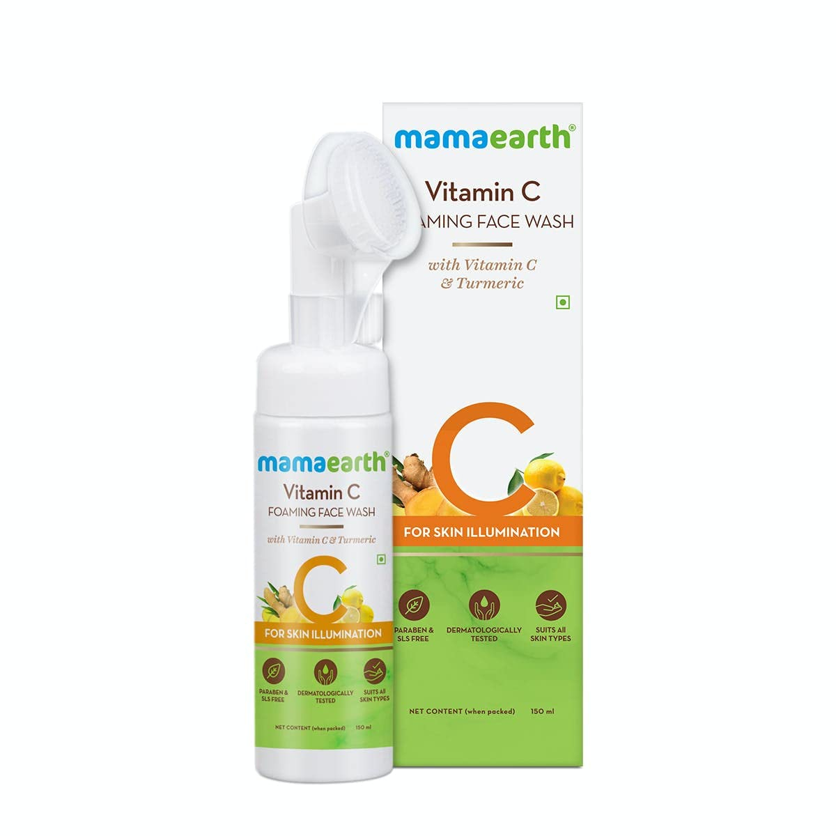 Mamaearth Vitamin C Foaming Face Wash with Turmeric 150ml