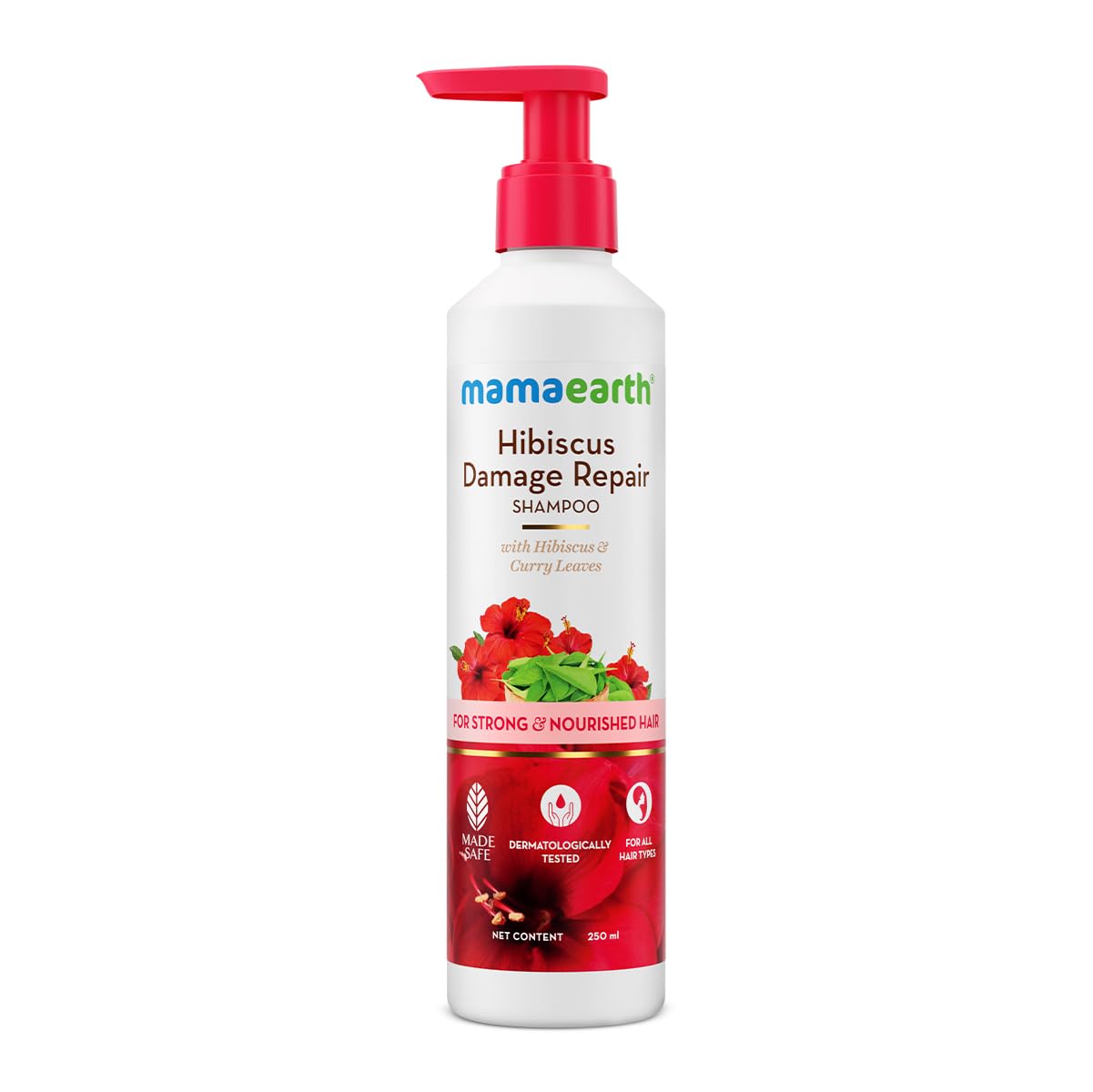MAMAEARTH HIBISCUS DAMAGE REPAIR SHAMPOO 250 ML