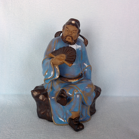 Laughing Buddha - Man with a Fan