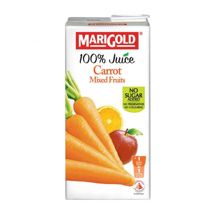 MariGold Carrot Mixed Fruits No Sugar Added Juice 1L