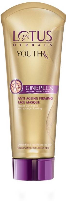 Lotus Herbal Youth RX Anti Ageing Firming Face Masque, 80g
