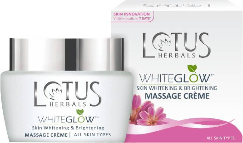 Lotus White Glow Skin Whitening & Brightening Massage Creme 60 g