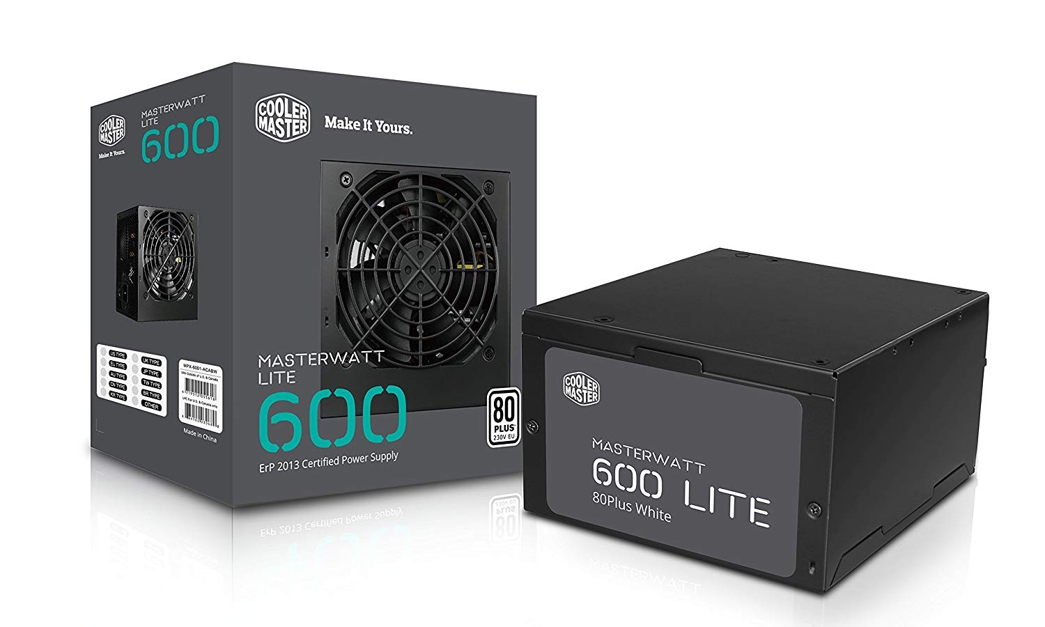 Cooler Master Power SupplyWatt Lite 600W 80 Plus