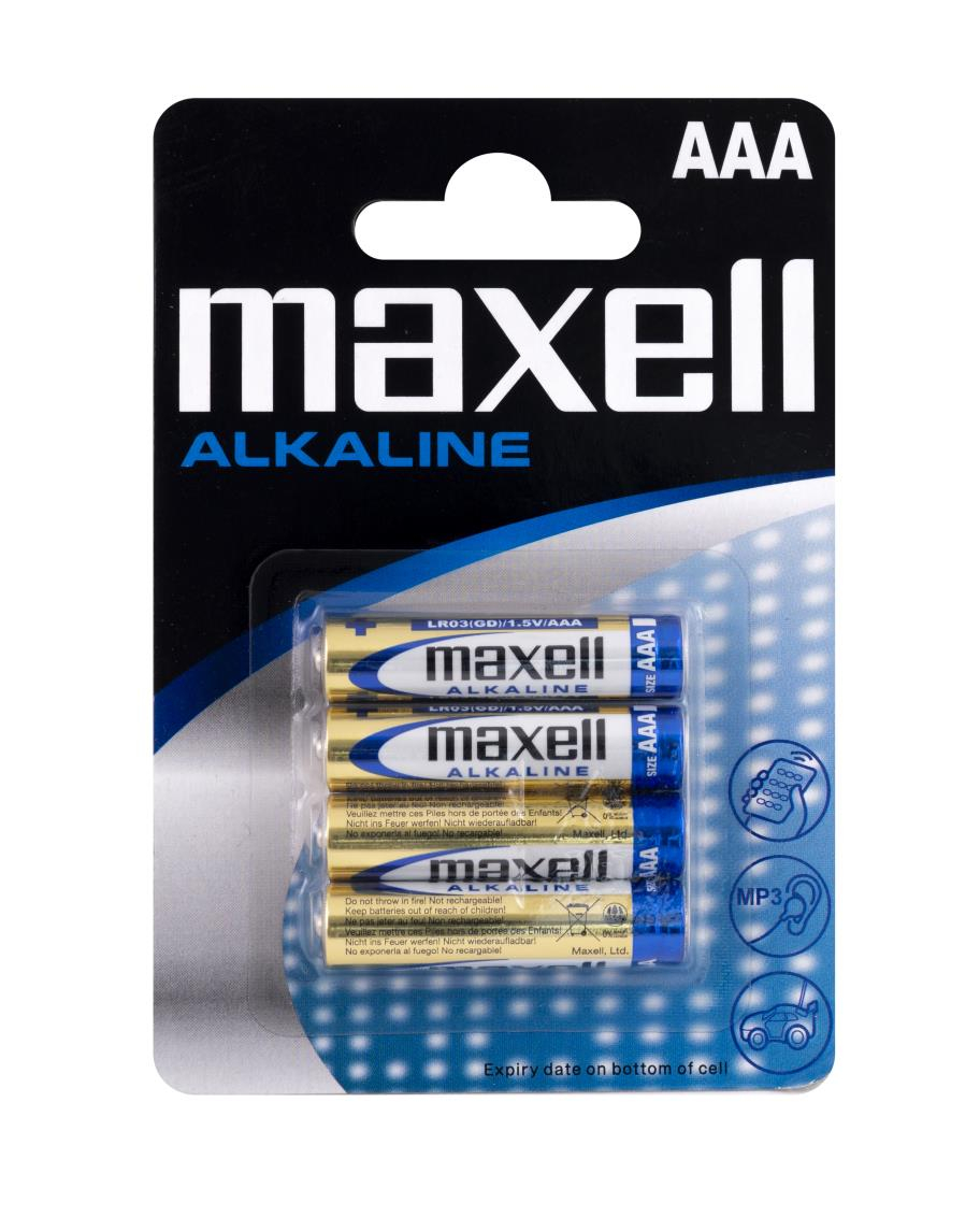 Maxell LR 03 AAA Blister 4 Pk