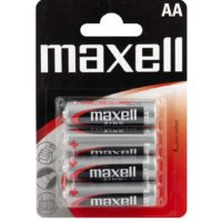 Maxell R6 AA Blister 4 Pk