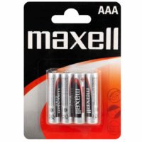 Maxell R03 AAA Shrink 4Pk