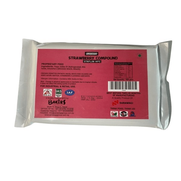 Maxichoco Strawberry Compound 500gm Wfc Strfl08