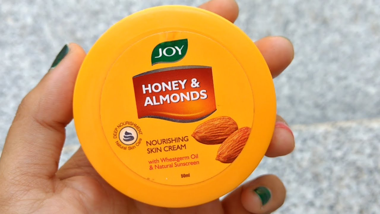 Joy Honig & Mandeln Nourishing Skin Cream – 200 Ml, Mit Mandelöl & Honig, Für Trockene Haut