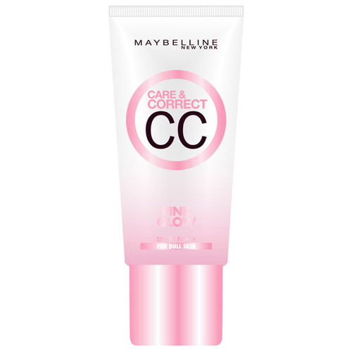 Maybelline Care & Correct Cc Cream Pink Glow Spf37 Pa+++ for Dull Skin