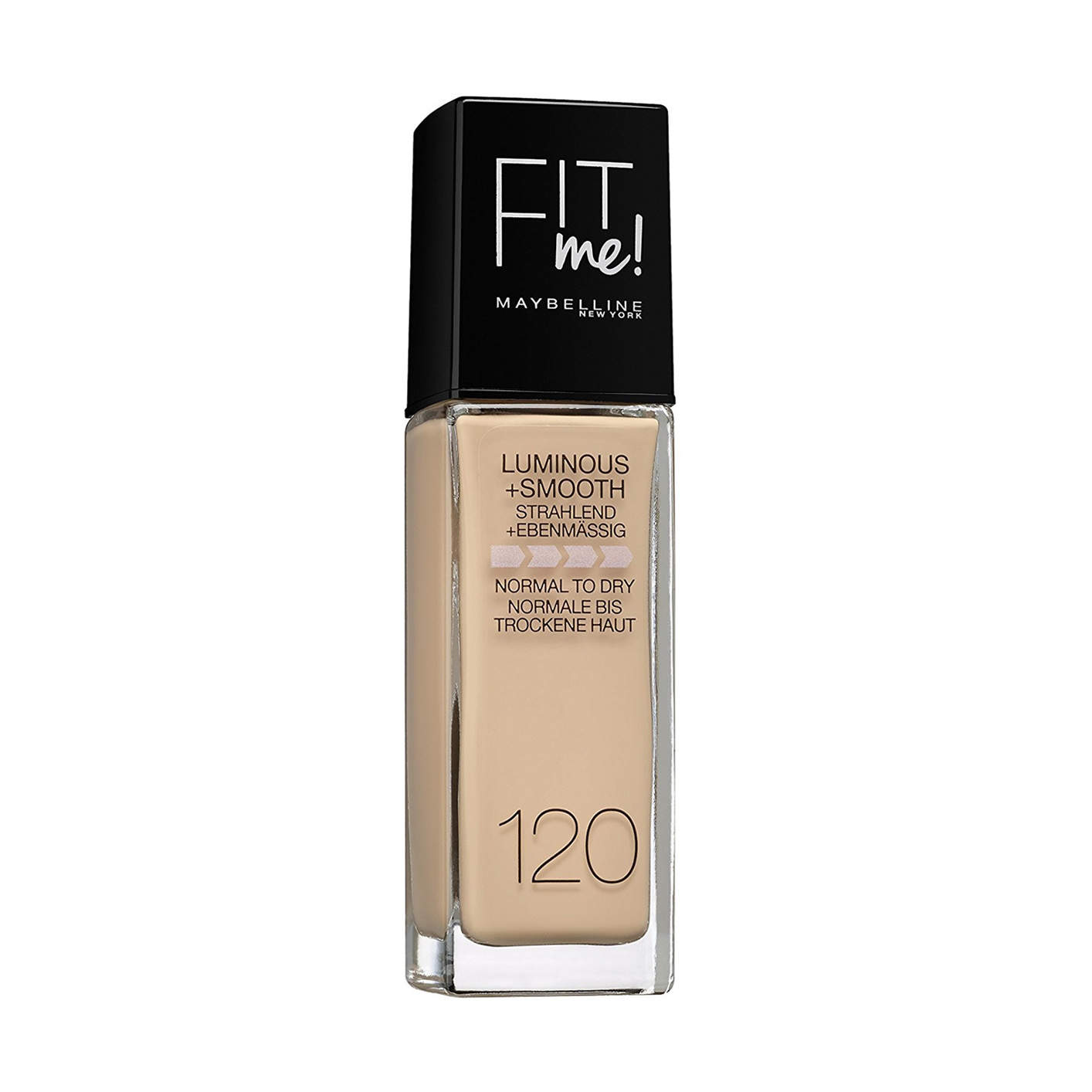 Maybelline Fit Me Luminous Smooth Foundation 120 Classic Ivory, 30ml