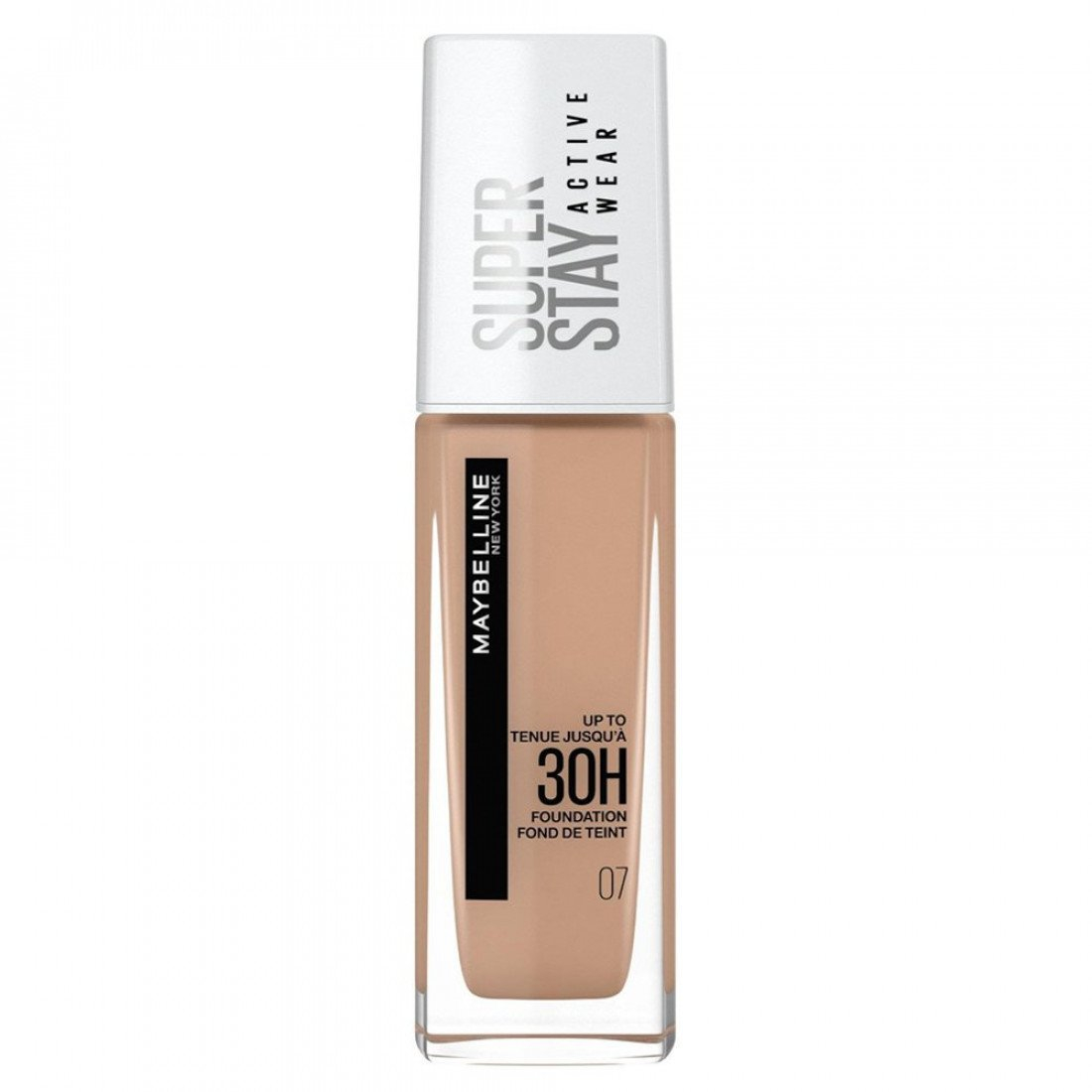 Maybelline Superstay Active Wear Full Coverage 30 Hour Long-Lasting Foundation 07 Classic Nude