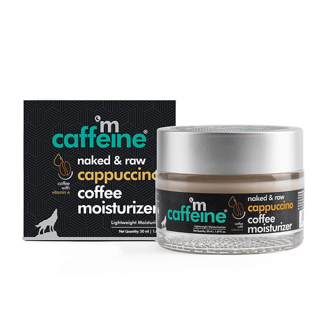 mCaffeine Cappuccino Lightweight Moisturizer for Face for Women & Men | Coffee Face Cream with 48 Hrs Moisturization for All Skin Types | Tones & Repairs Skin with Vitamin E & Almond Milk (50ml)
