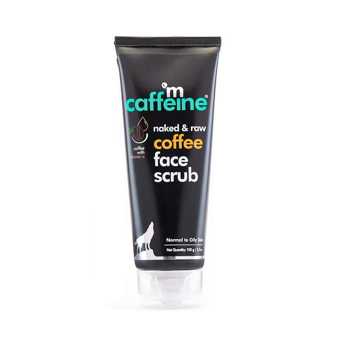mCaffeine Coffee Exfoliating Face Scrub for Fresh & Glowing Skin (100gm) | Tan Removal Scrub for Face, Removes Blackheads & Dirt | With Caffeine & Walnut | For Men & Women & All Skin Types