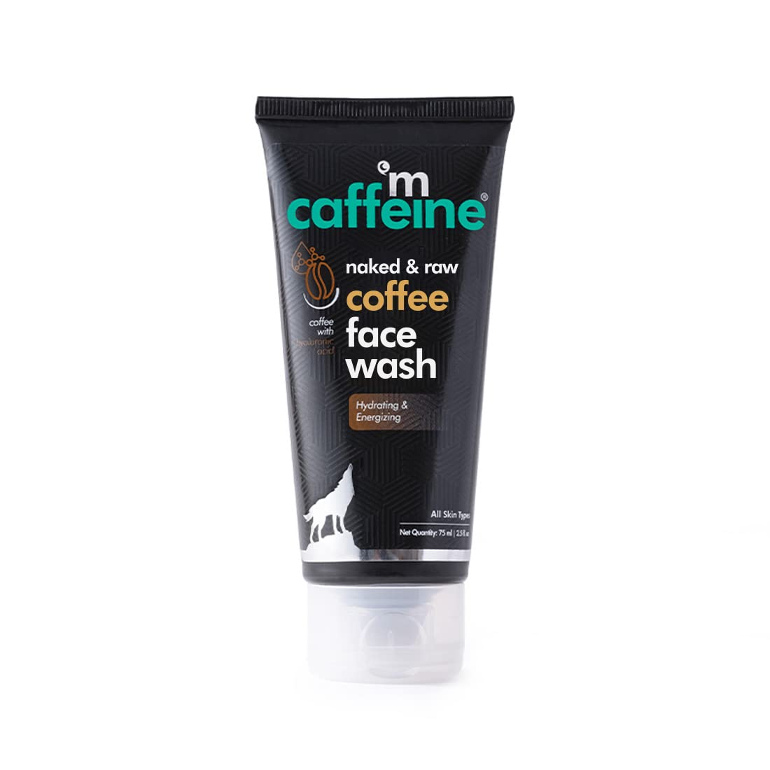 mCaffeine Coffee Face Wash for Fresh & Glowing Skin (75ml) | Hydrating Face Cleanser for Oil & Dirt Removal | Daily-Use Natural Face Wash for Men & Women | Suitable for All Skin Types
