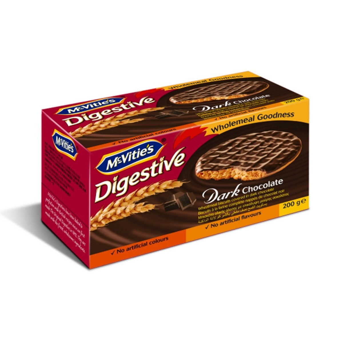 Mcvitie's Digestive Dark Chocolate 200gm