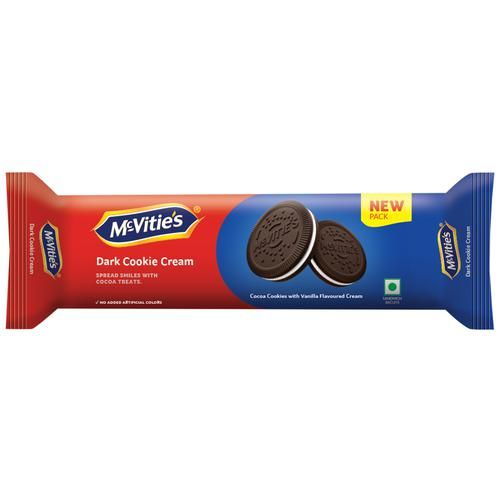 Mcvities Dark Cookies Cream 12'S 43Gm