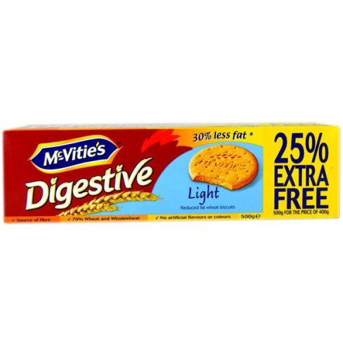 Mcvities Digestive Light 500gm