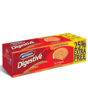 Mcvities Digestive Original 25% Free 500gm
