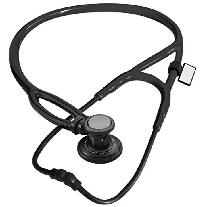 Mdf Instruments Mdf747-bo - Dual Head Stethoscope Free Parts For Life (All Black)