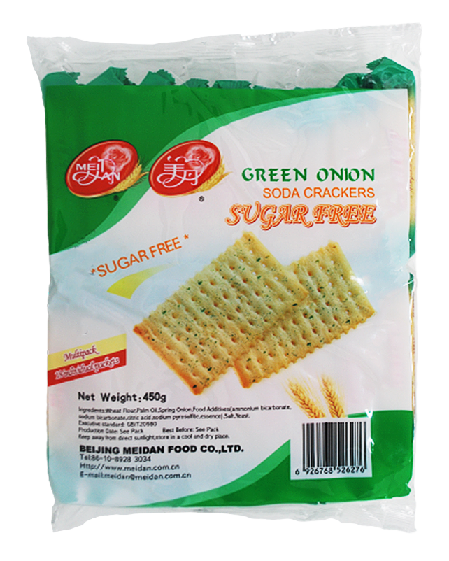 Meidan Green Onion Soda Cracker Sugar Free 450gm