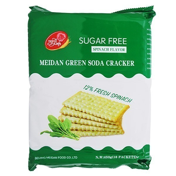 Meidan Soda Cracker Sf Green Spinish 450g