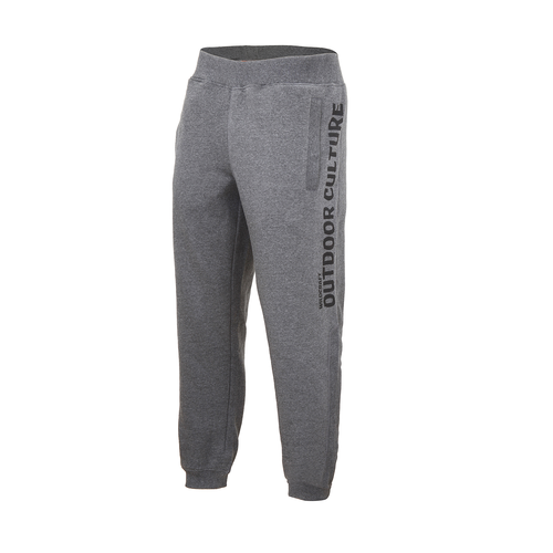 Wildcraft Men's Knitted Joggers-Dark Grey Melange-XL