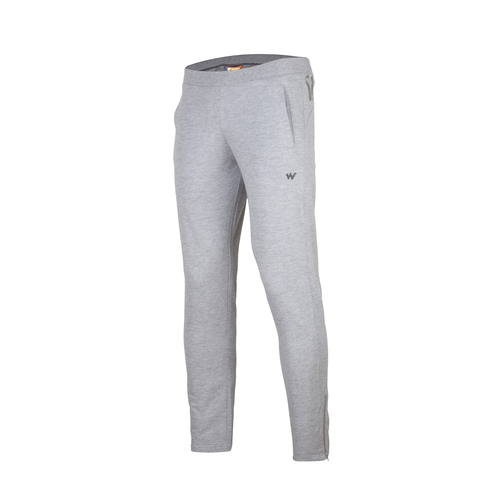 Wildcraft Men's Track Pants-Light Grey Melange-S